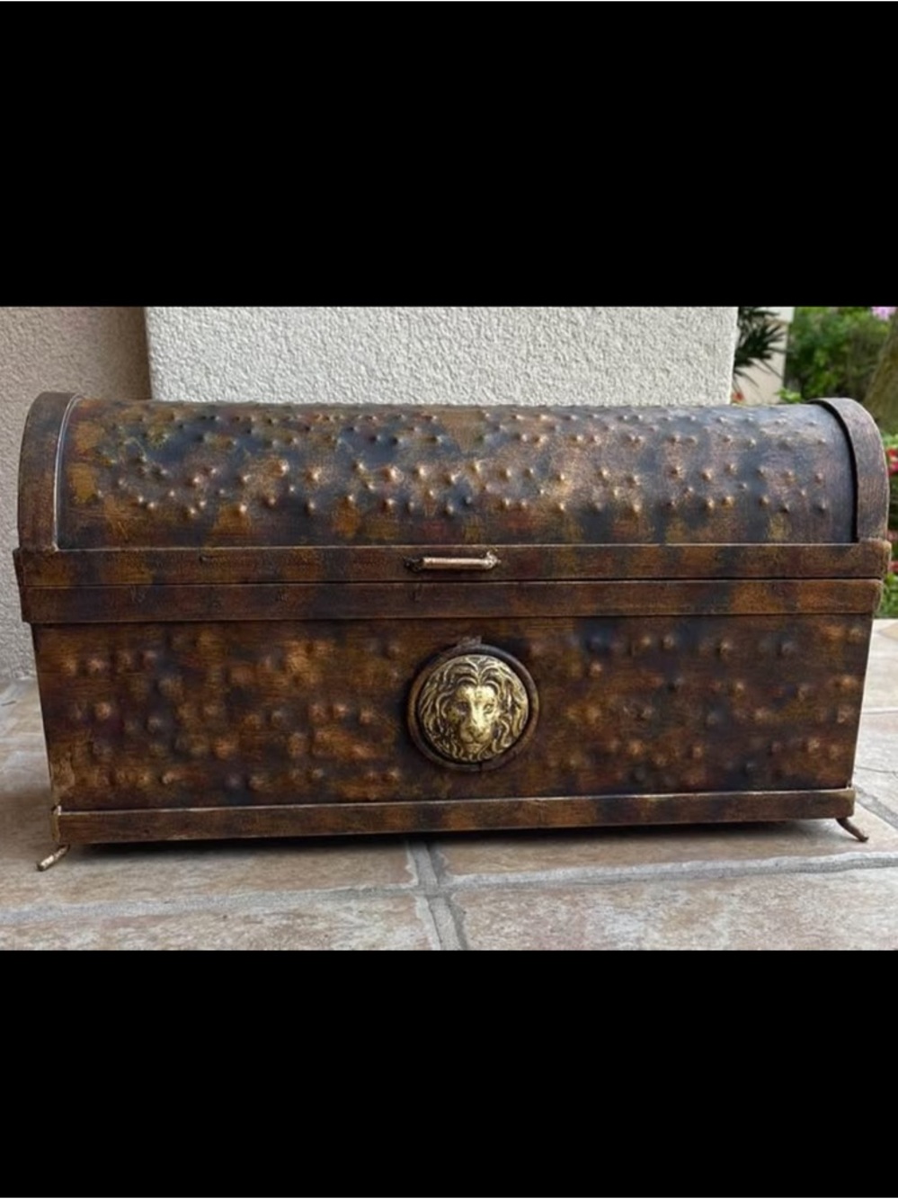 Jose Torres Collection metal lidded container